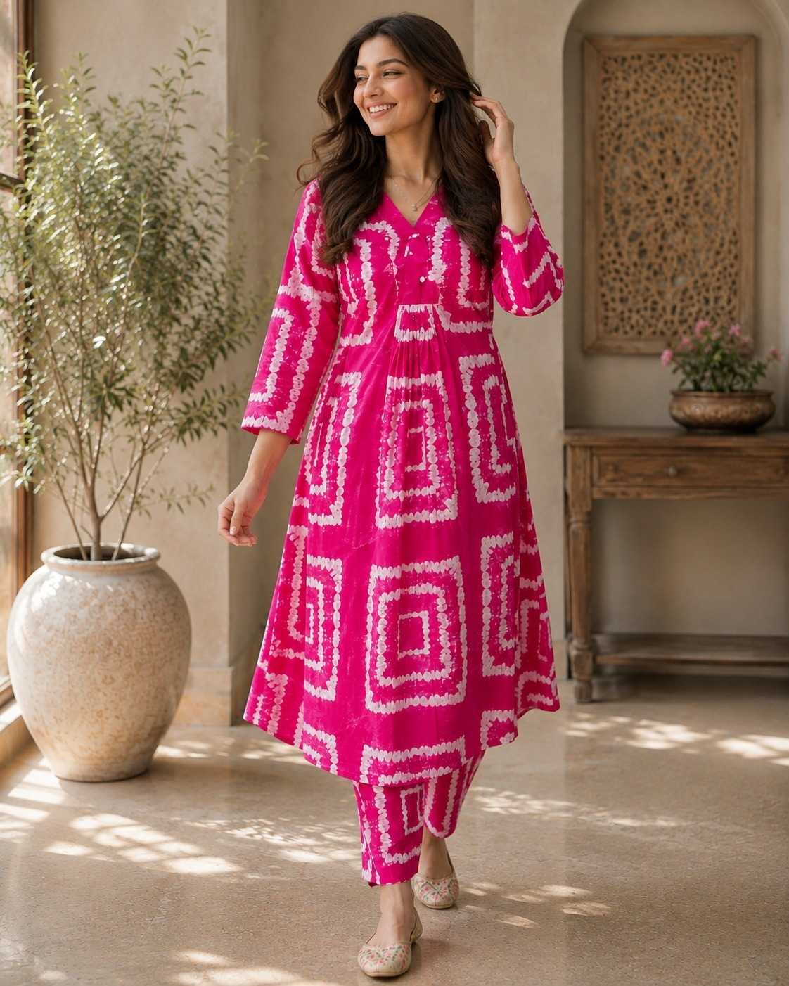 Print Poly Rayon Party Wear Kurti