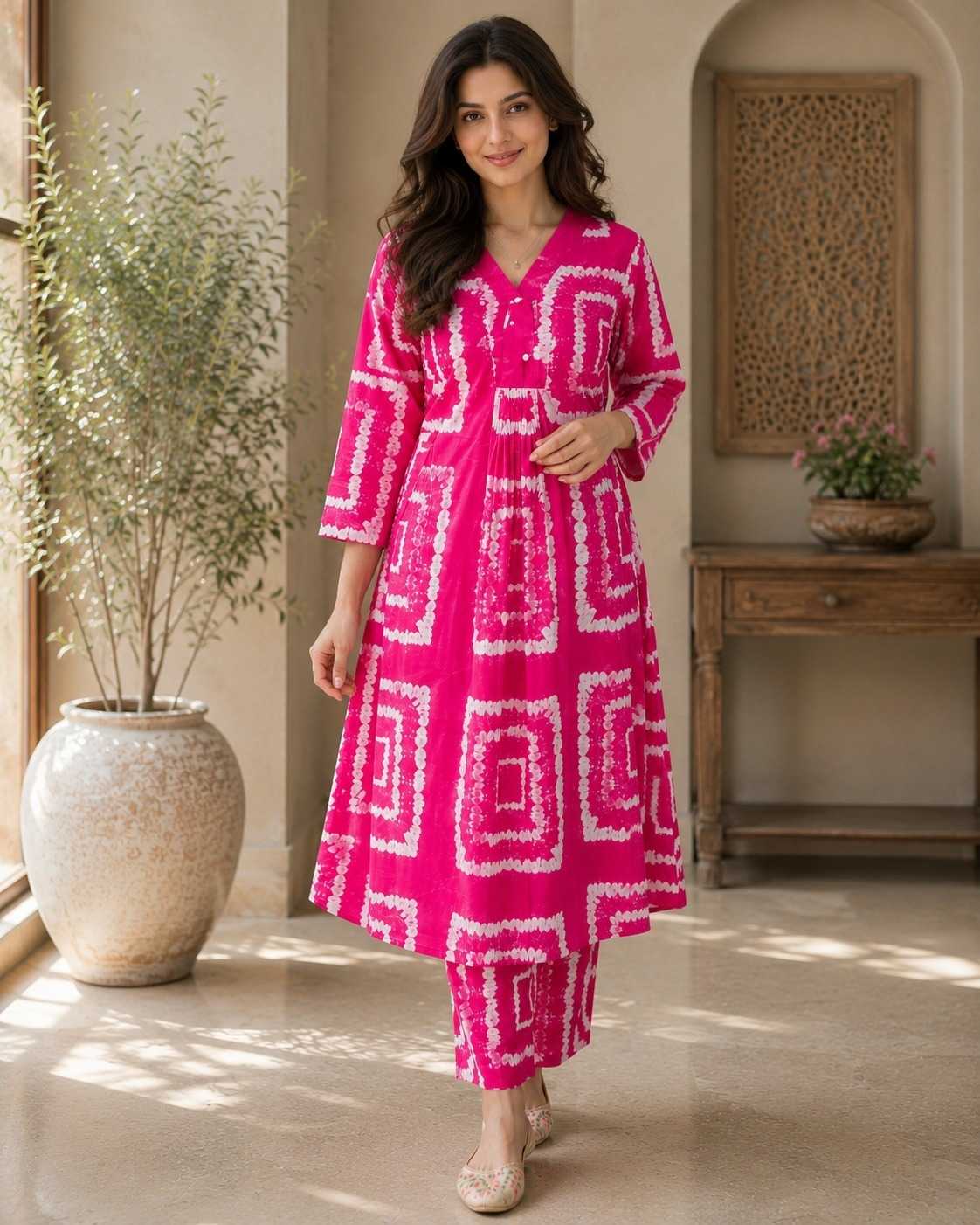 Print Poly Rayon Party Wear Kurti