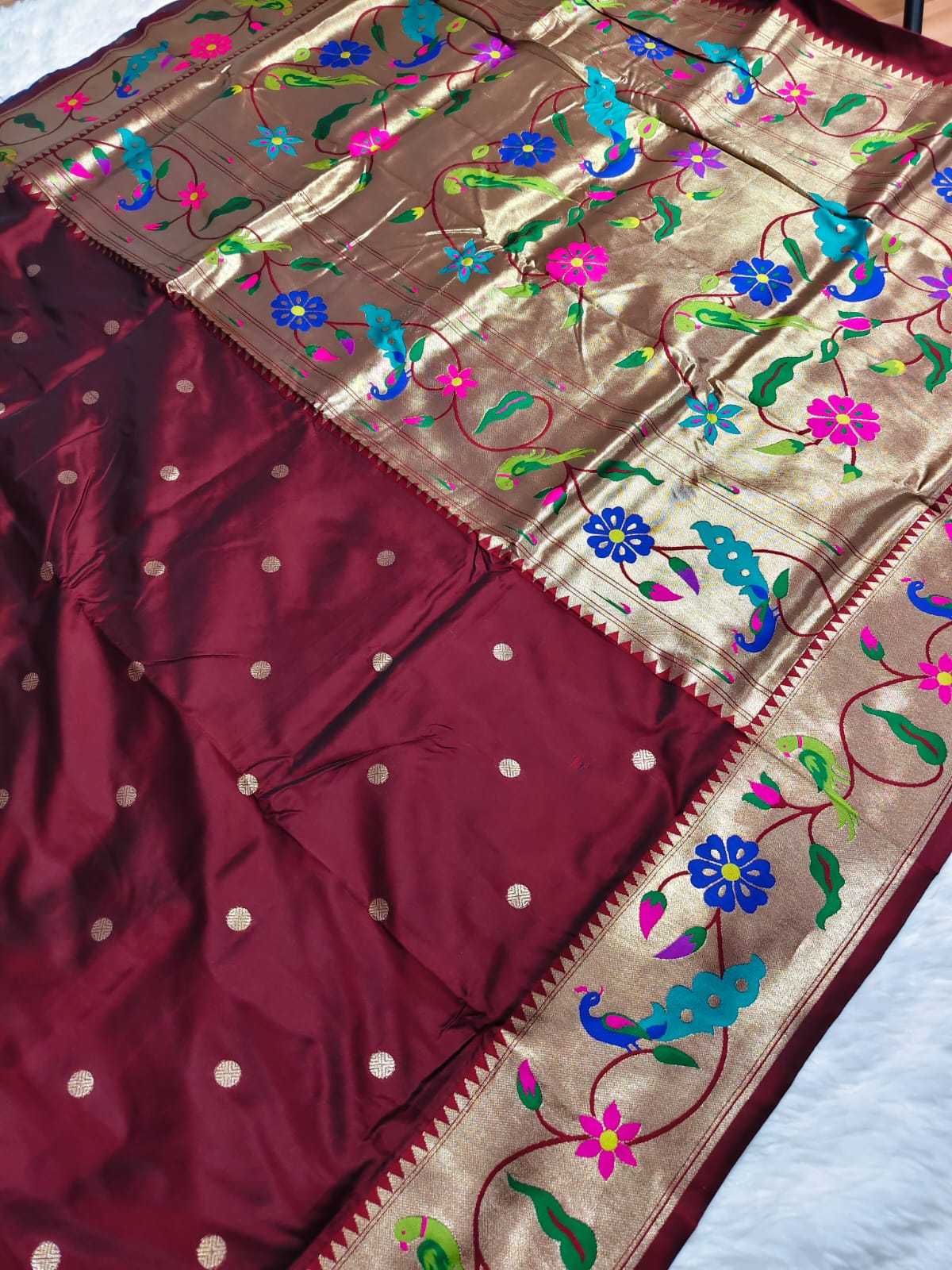 Akshara Soft Silk Paithani Saree