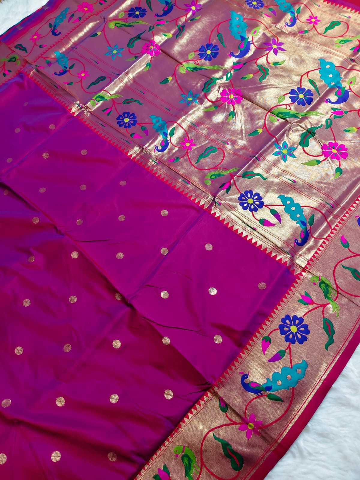 Akshara Soft Silk Paithani Saree