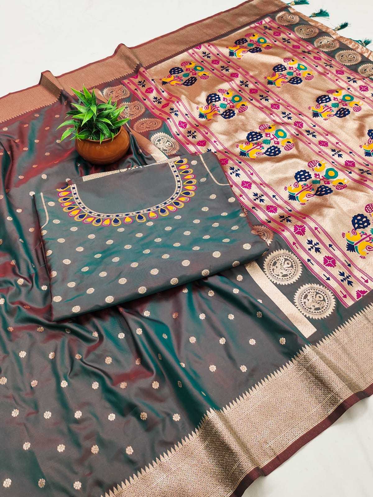 Zari Border Saree