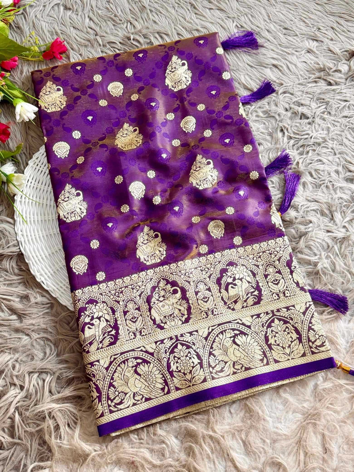 Tissue Silk Banarasi Saree