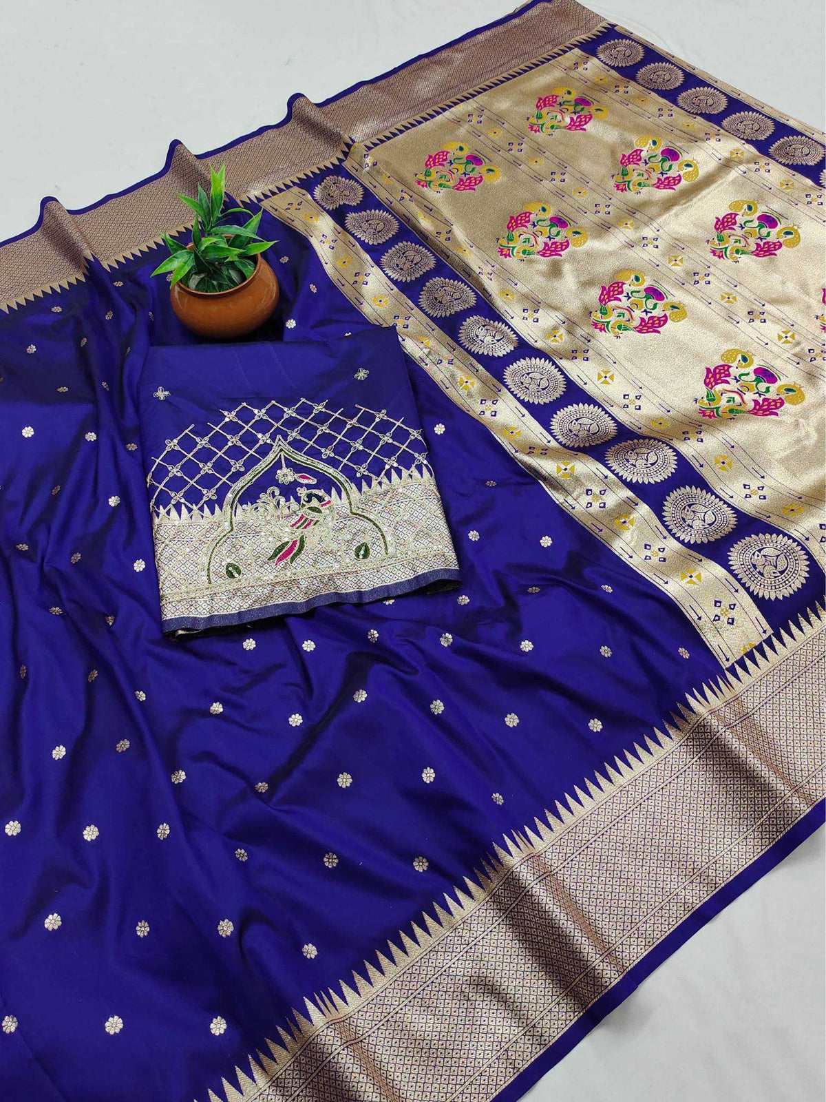 Geet Paithani Silk Saree