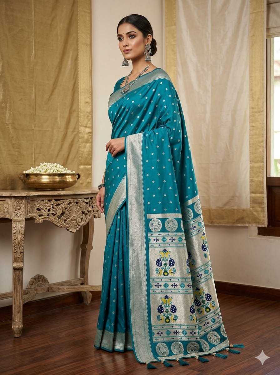 Zari Border Saree
