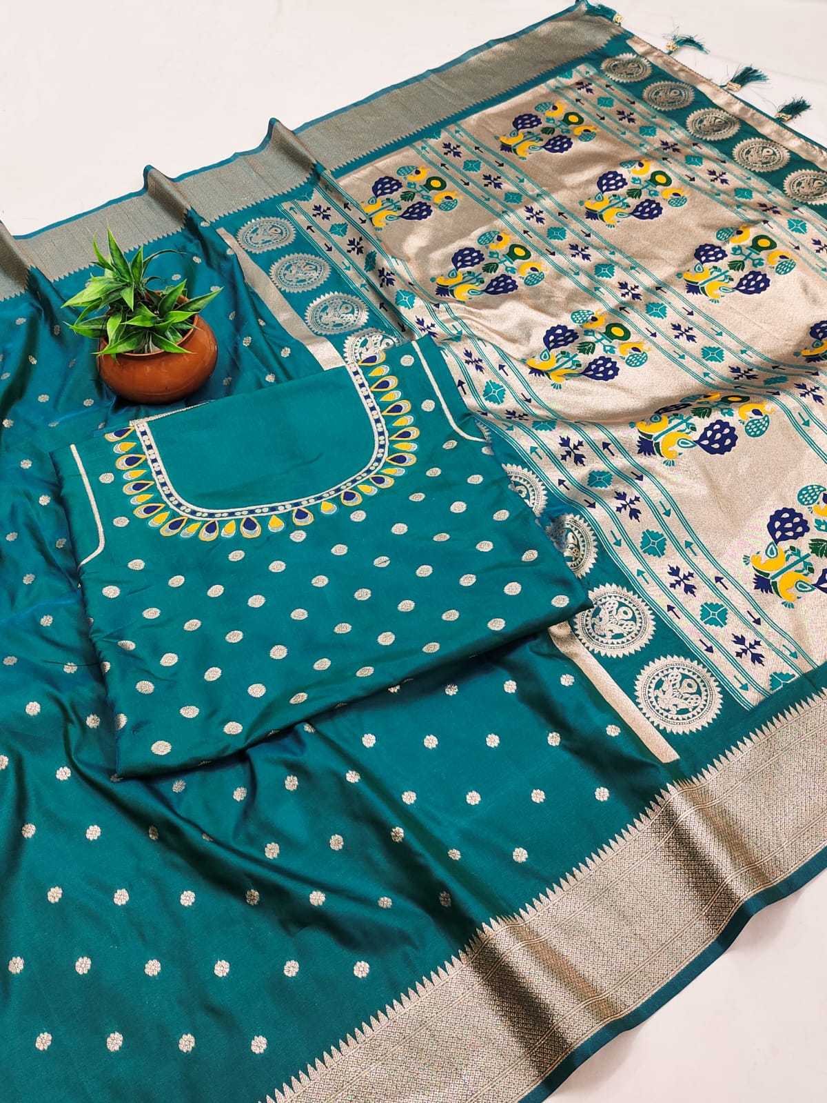 Zari Border Saree