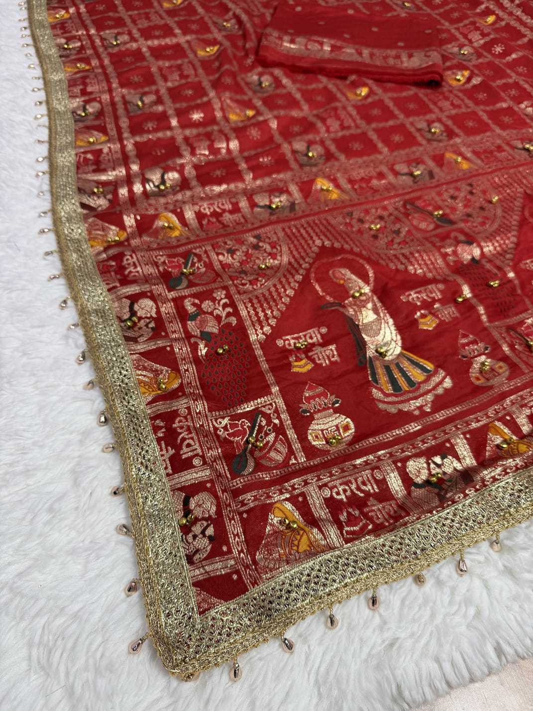 Shanaya Viscose Lace Border Saree