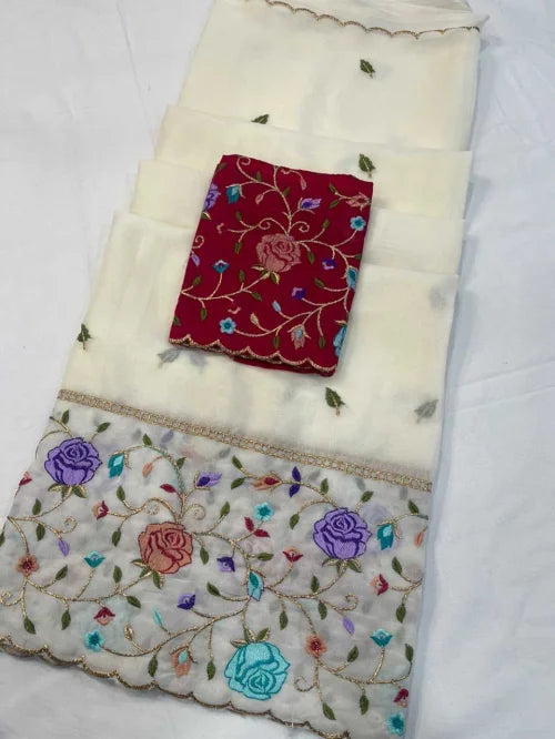 Aaradhya Premium Georgette Designer Saree JT-149030
