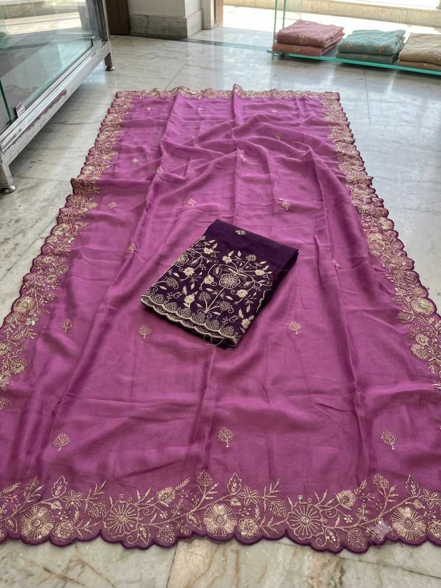 Advika Premium Georgette Designer Saree