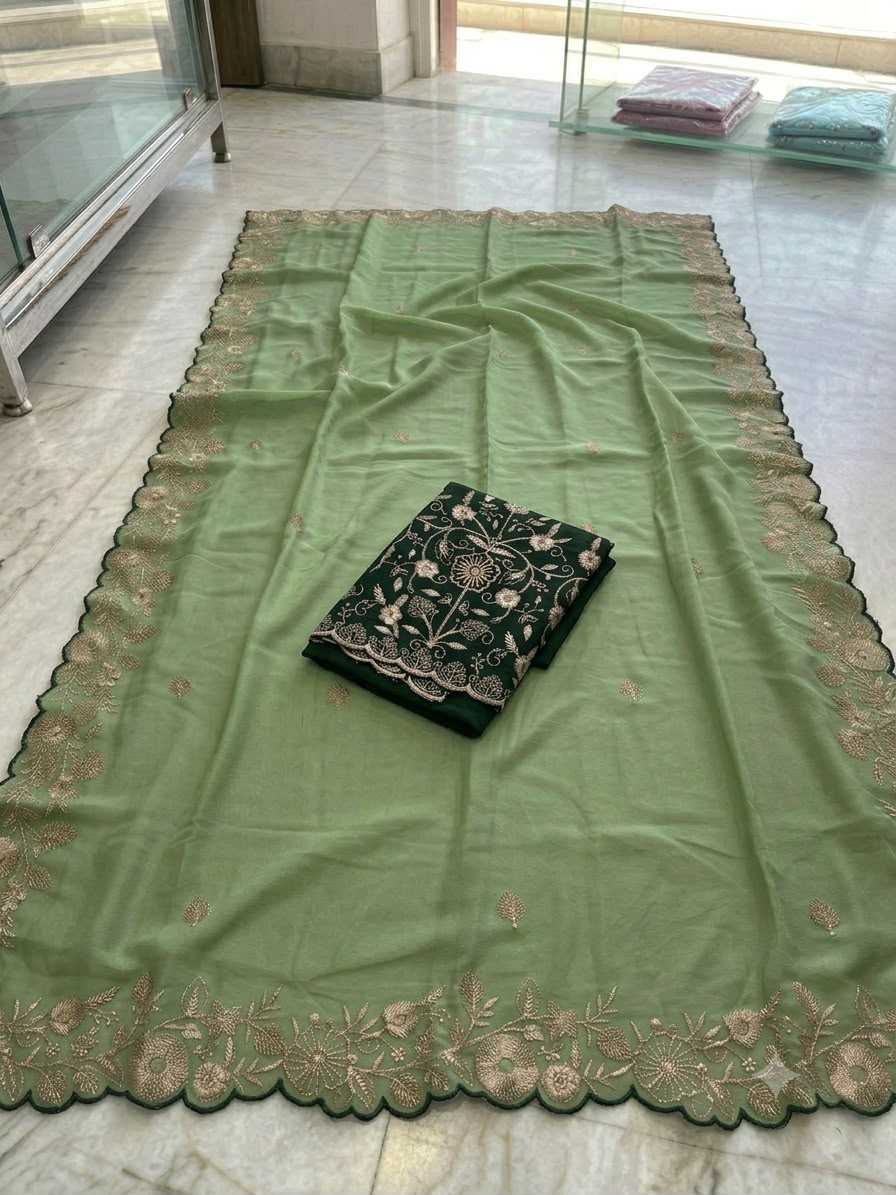 Advika Premium Georgette Designer Saree