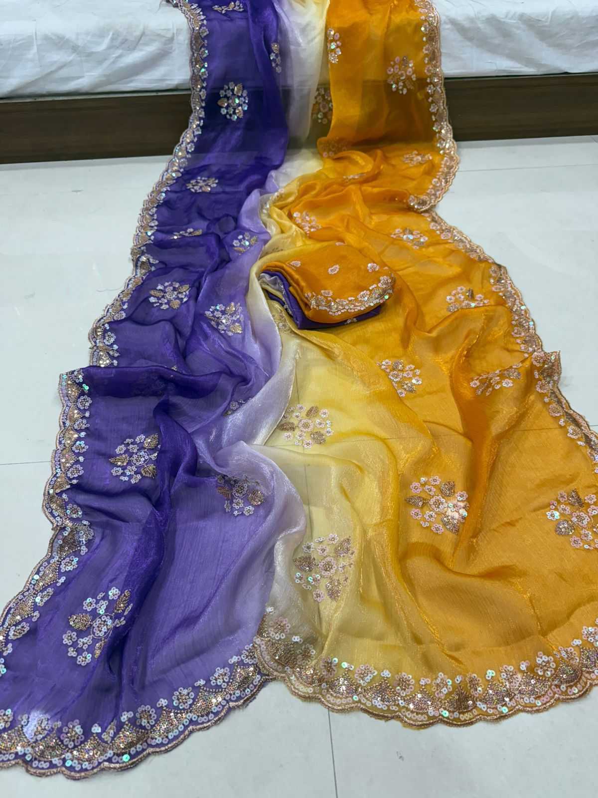 Ahaana Chiffon Designer Saree