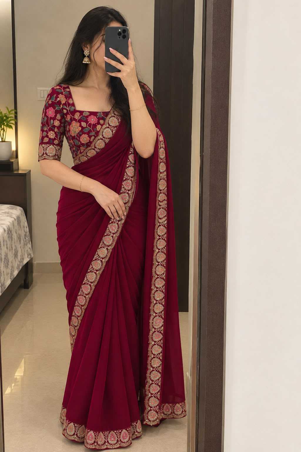 Barkha Rangoli Silk Soft Saree
