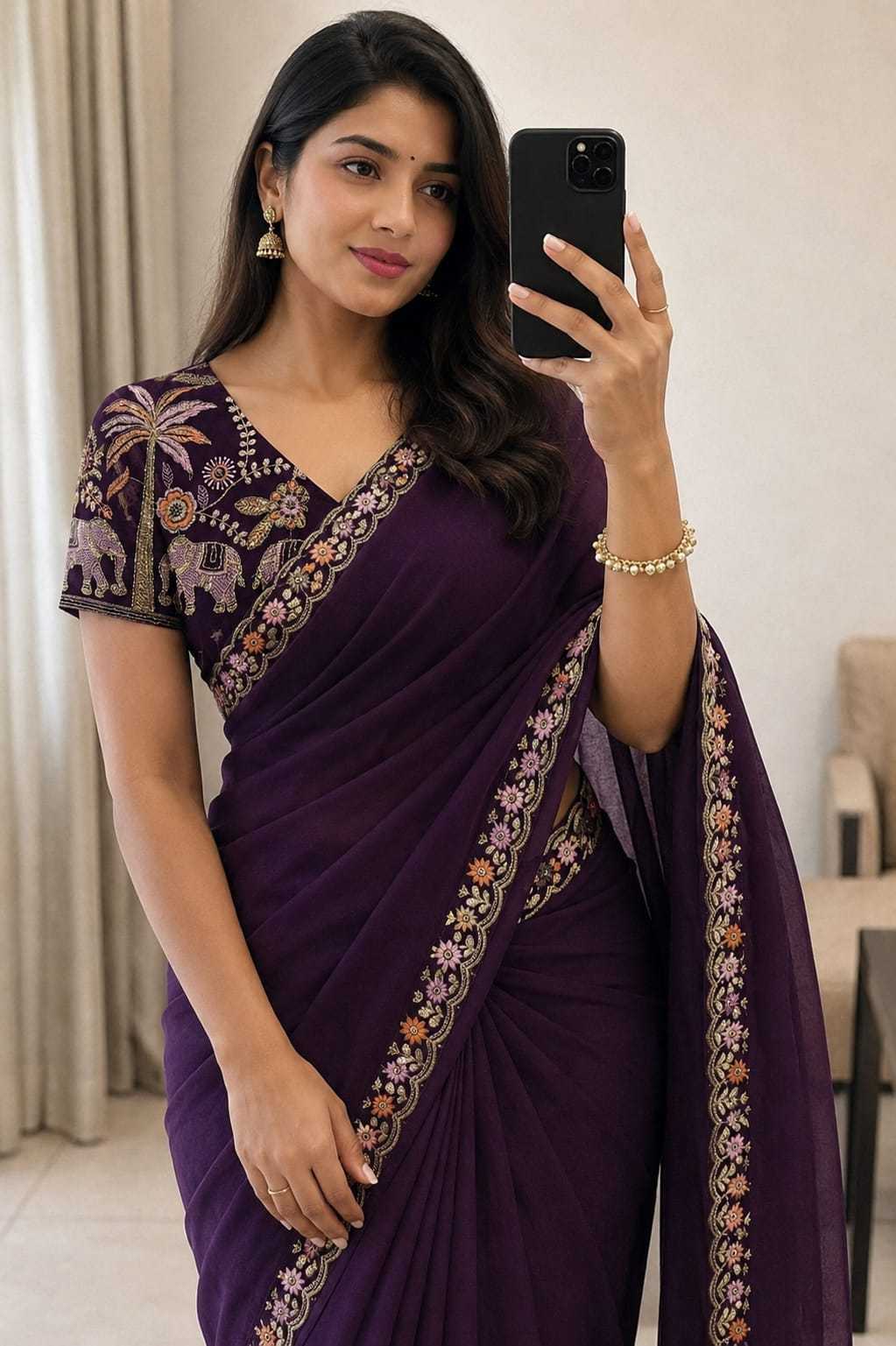 Georgette Saree