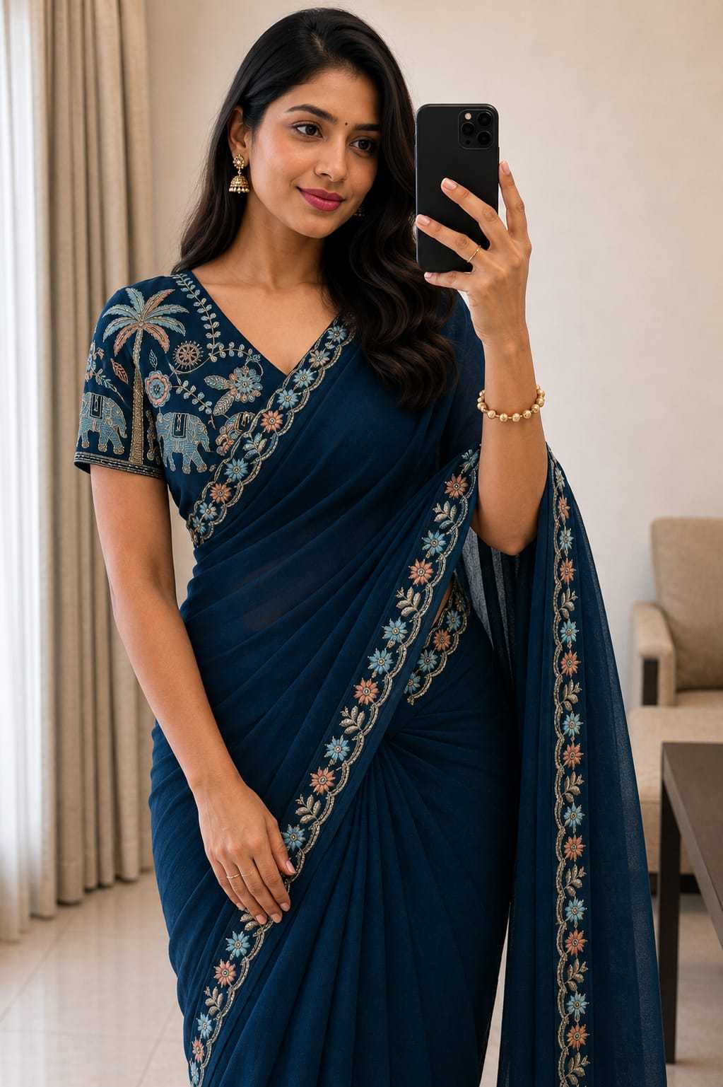 Georgette Saree