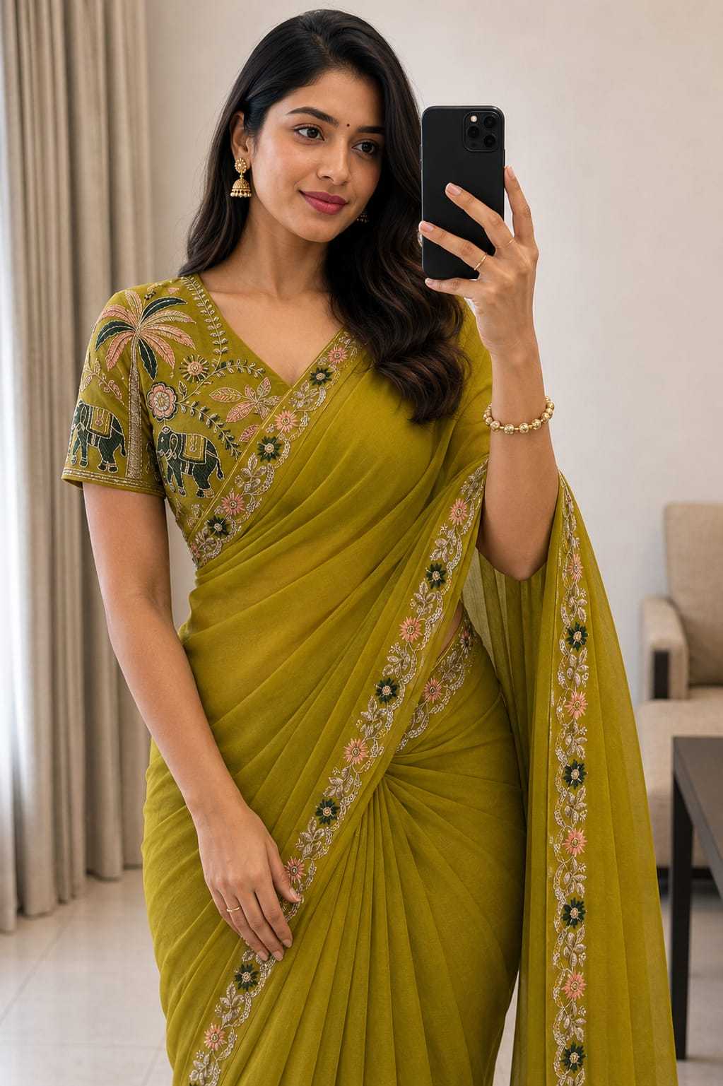 Georgette Saree