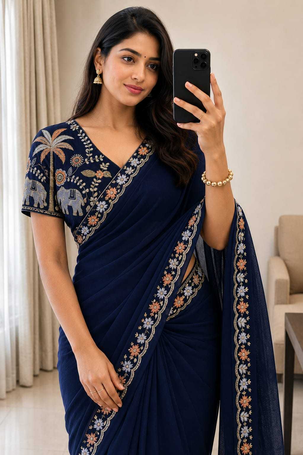 Georgette Saree