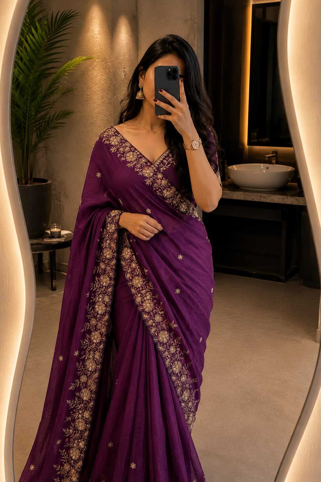 Crunchi Designer Saree