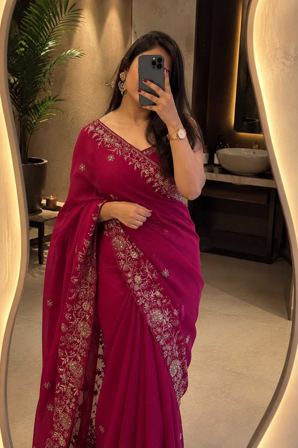 Crunchi Designer Saree