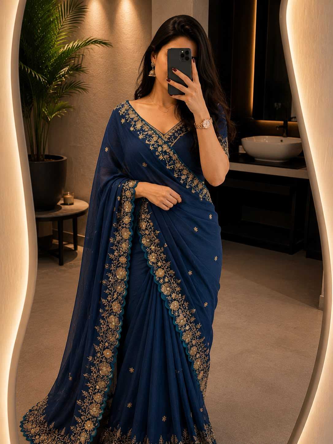 Crunchi Designer Saree