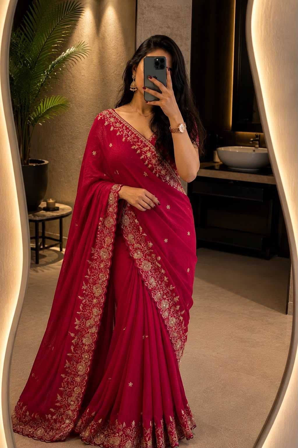 Crunchi Designer Saree