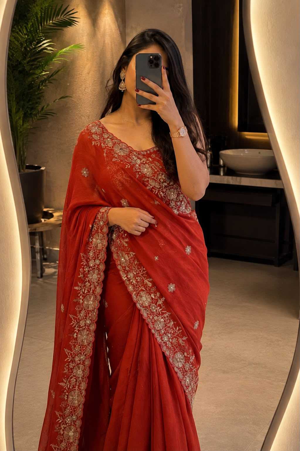 Crunchi Designer Saree