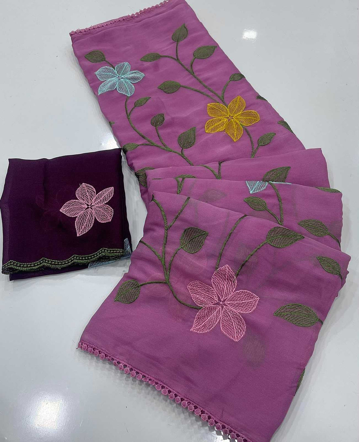 Georgette Designer Saree