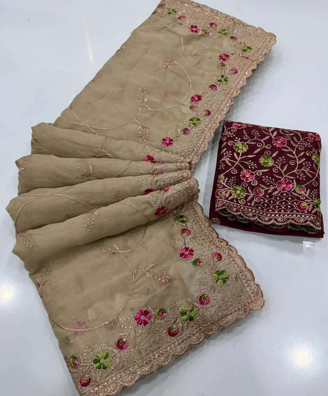 Georgette Saree