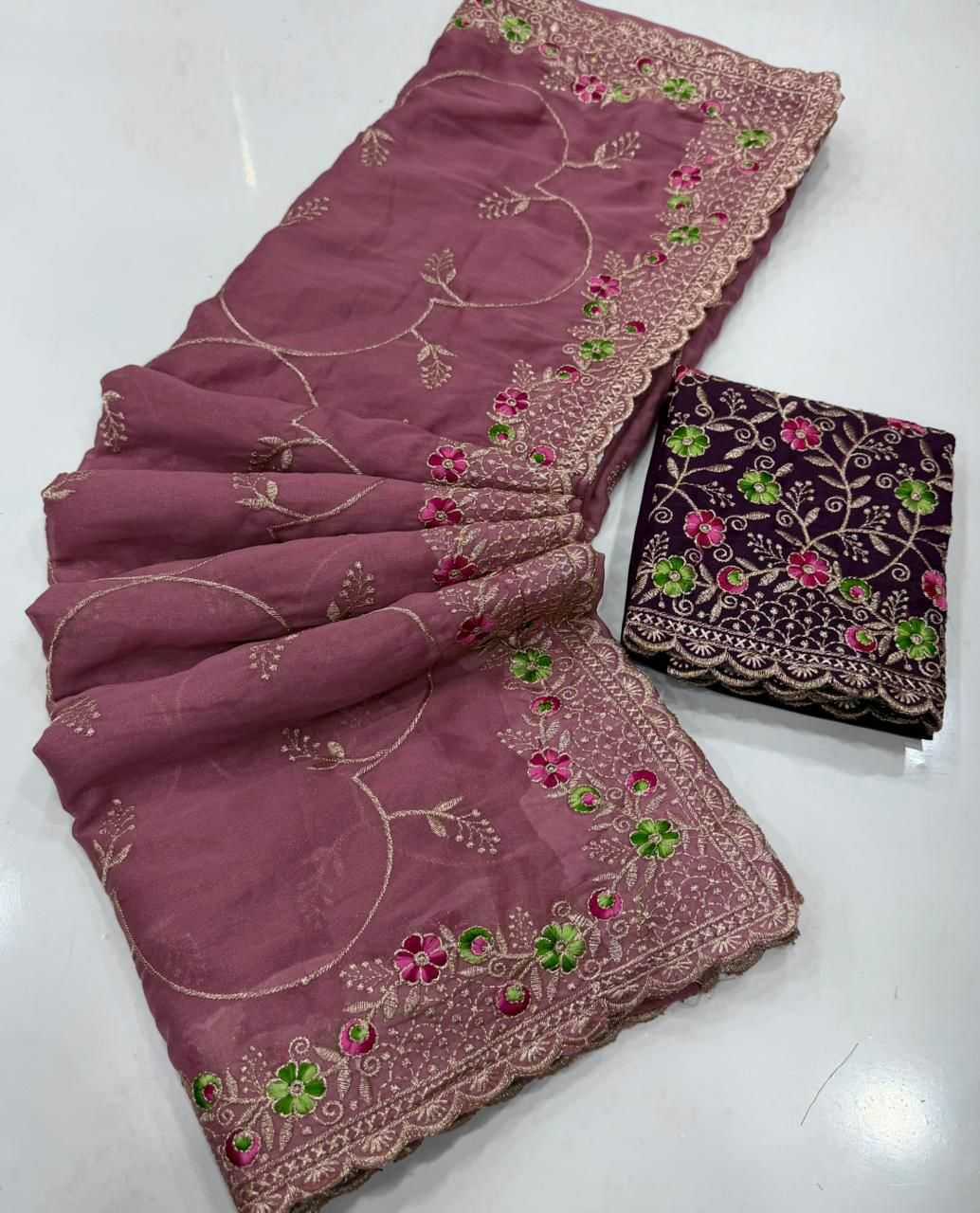 Georgette Saree