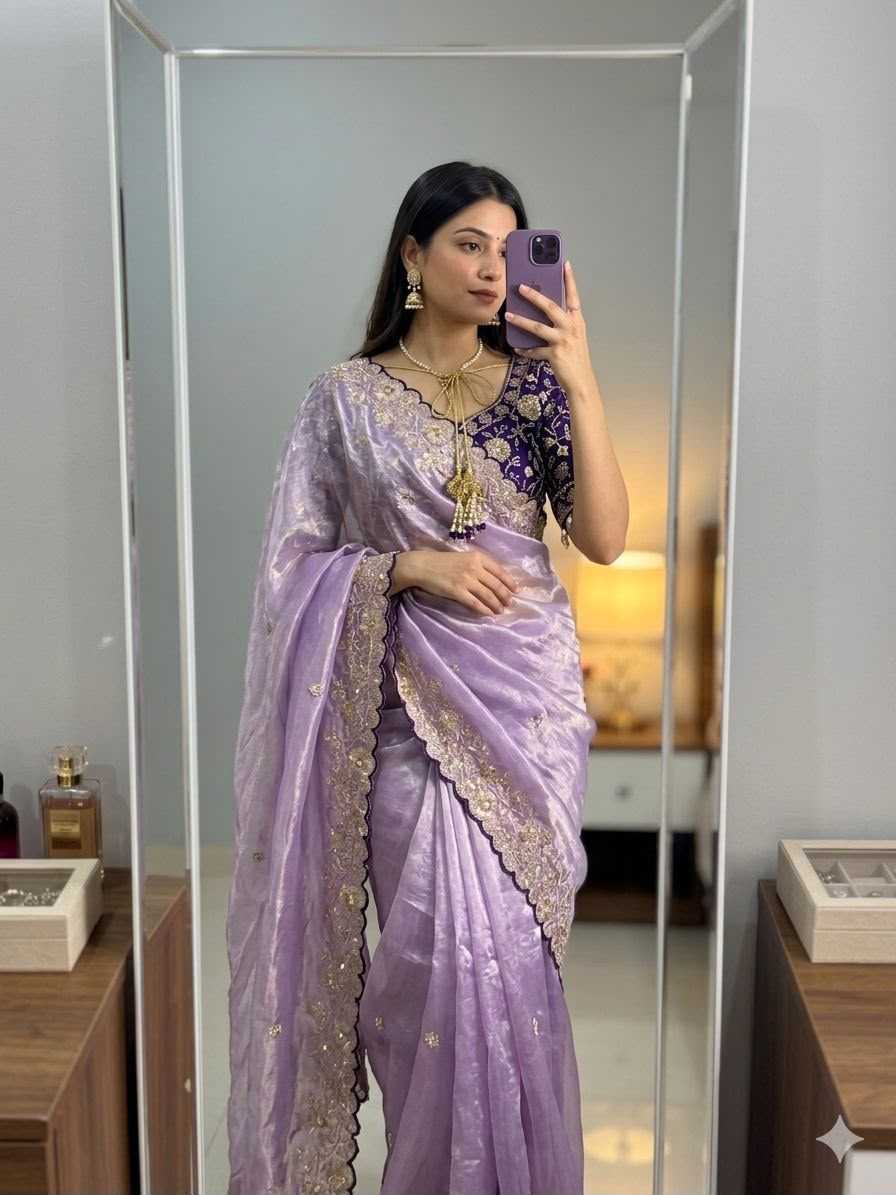 Sequin Saree