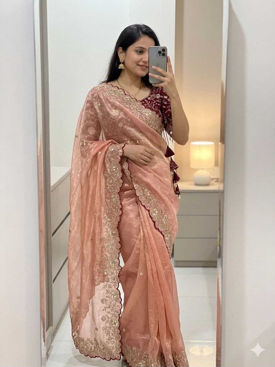 Sequin Saree