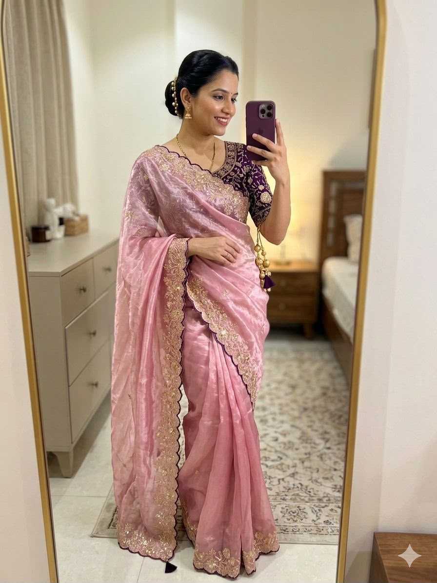 Sequin Saree