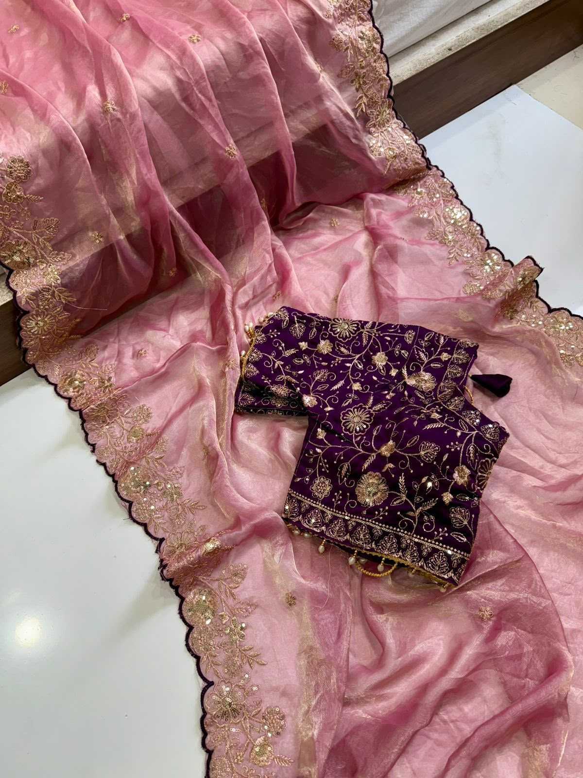 Sequin Saree