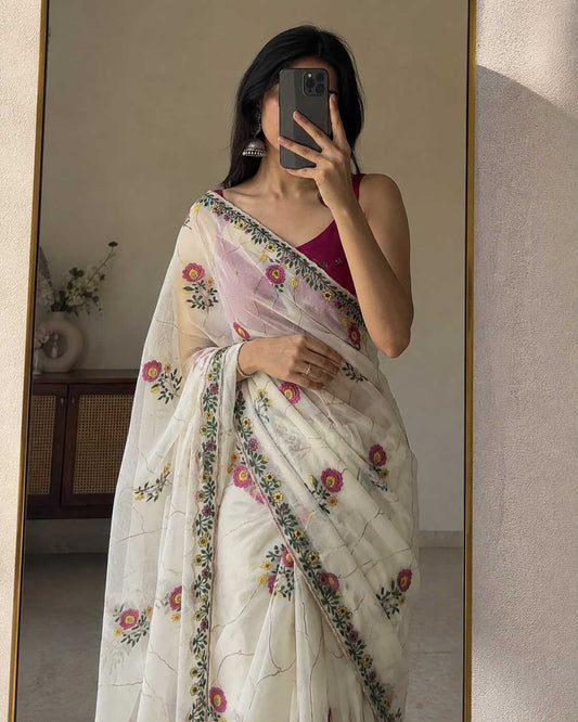 Radhika Georgette Saree