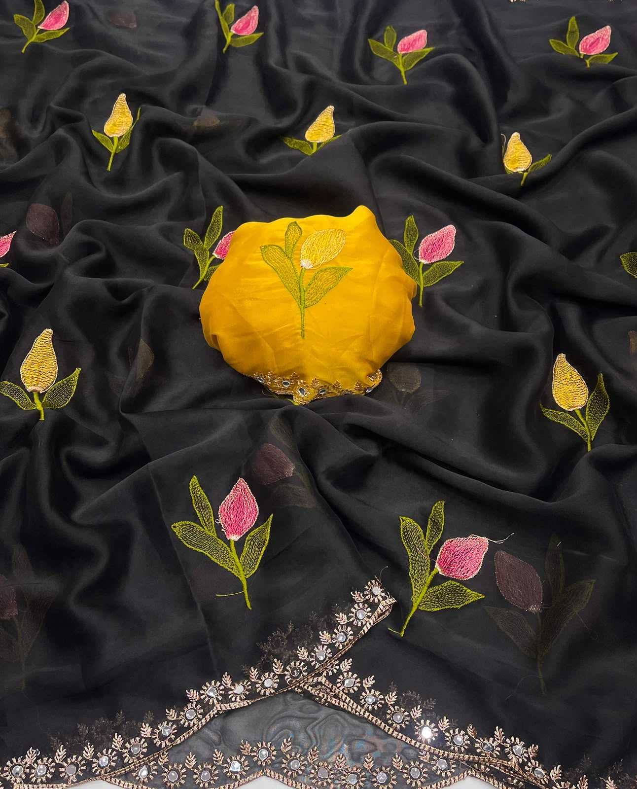 Rangoli Silk Embroidered Saree