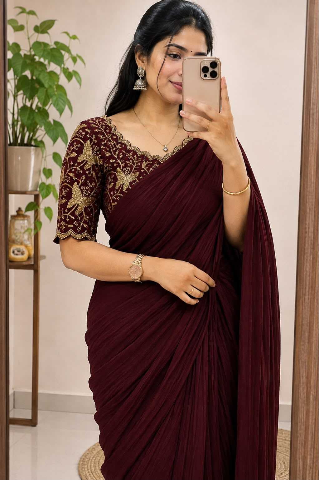 Crush Silk Fancy Saree