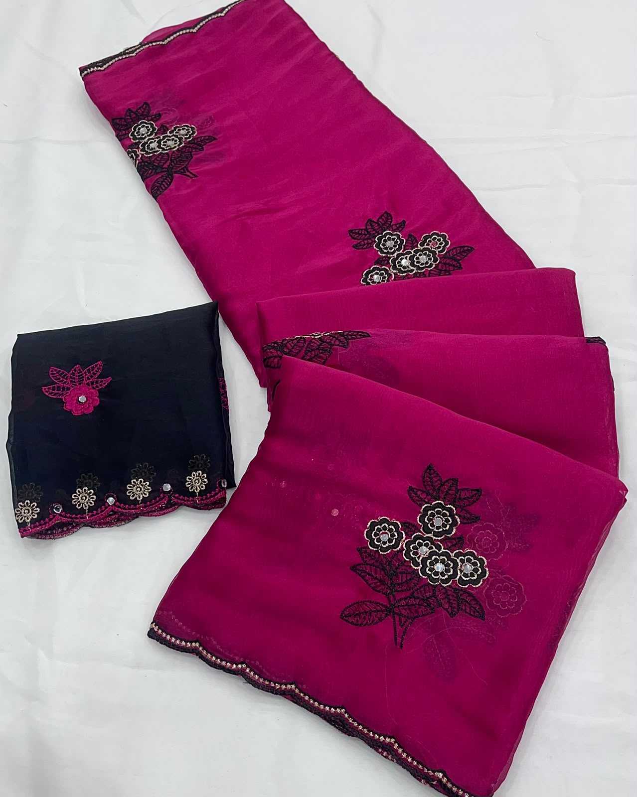Embroidered Saree
