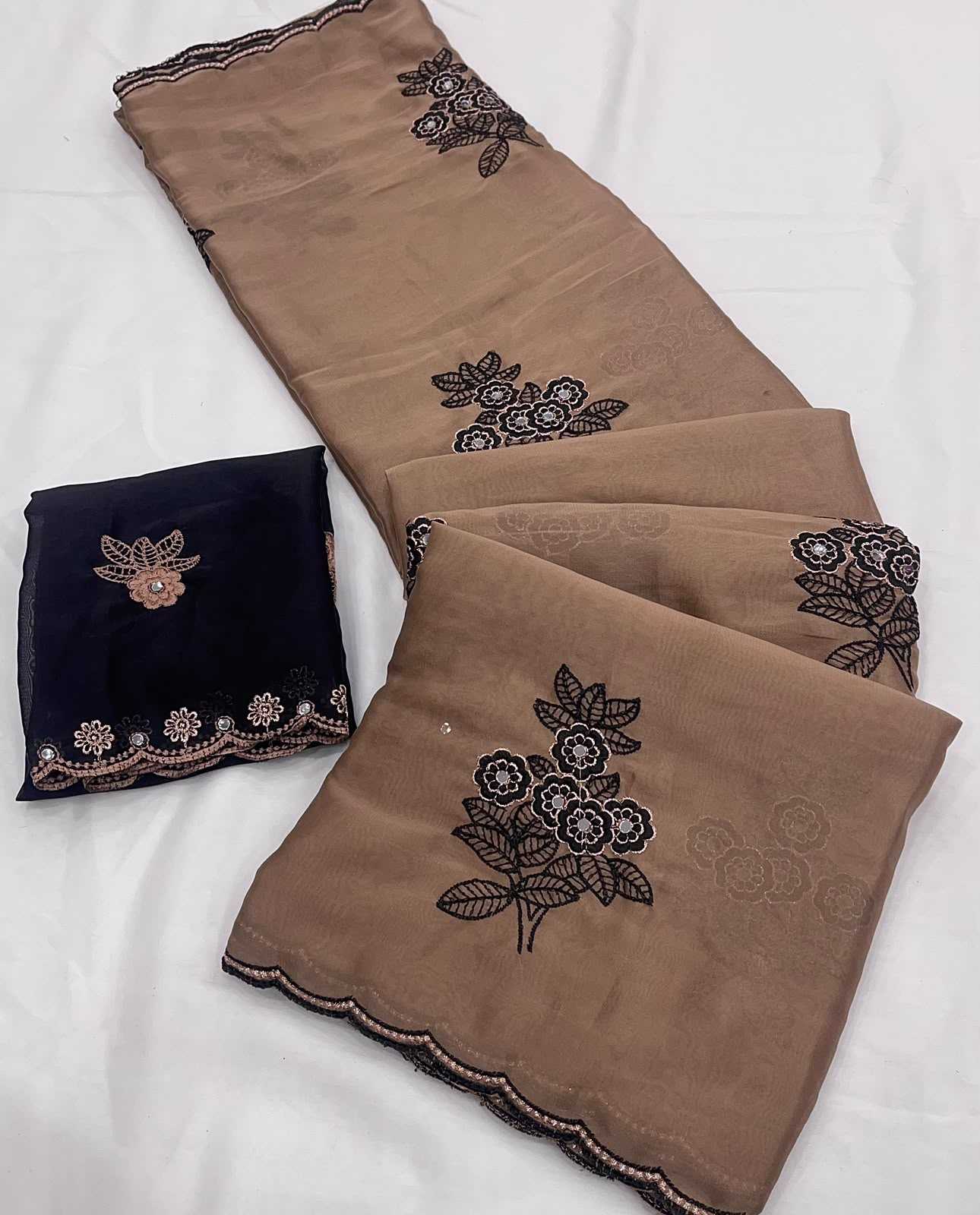 Embroidered Saree