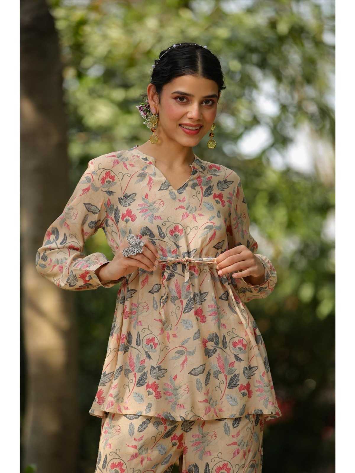 Muslin Silk Designer Kurti