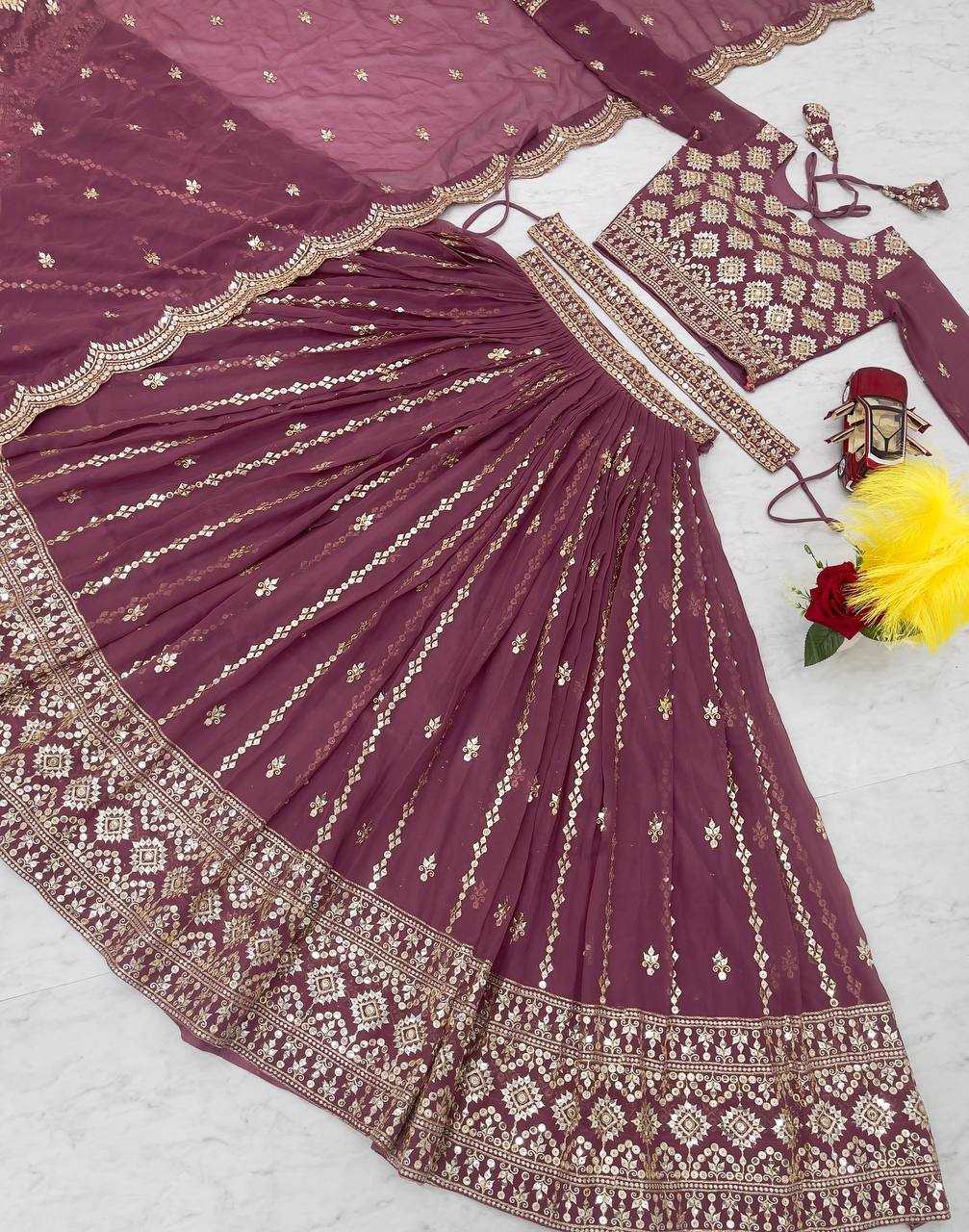 Faux Georgette Traditional Lehenga