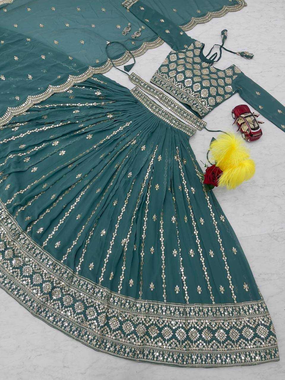 Faux Georgette Traditional Lehenga