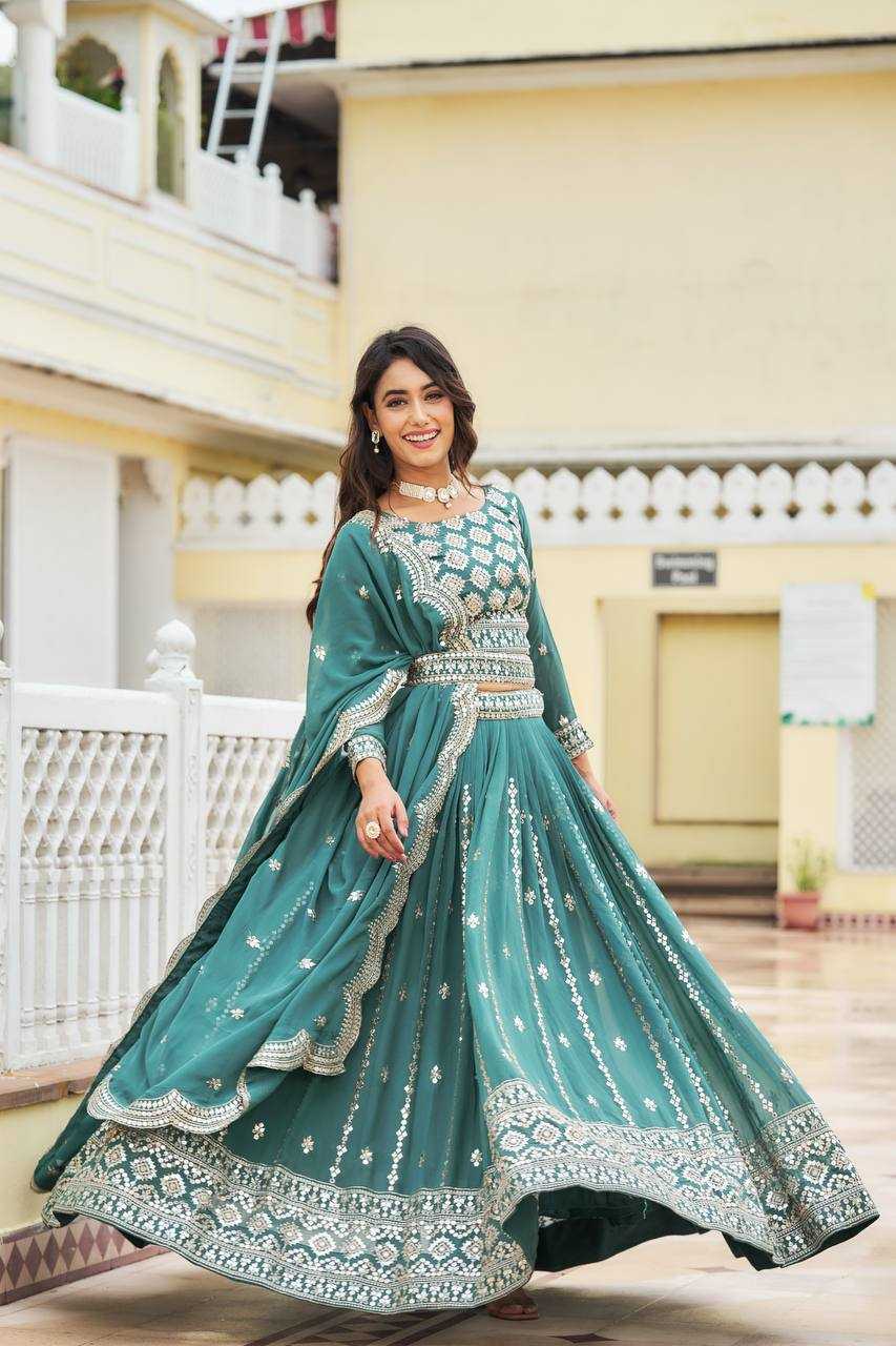 Faux Georgette Traditional Lehenga