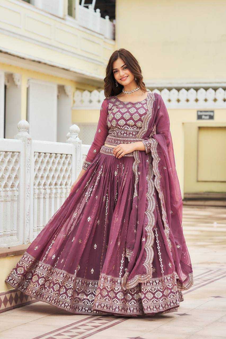 Faux Georgette Traditional Lehenga