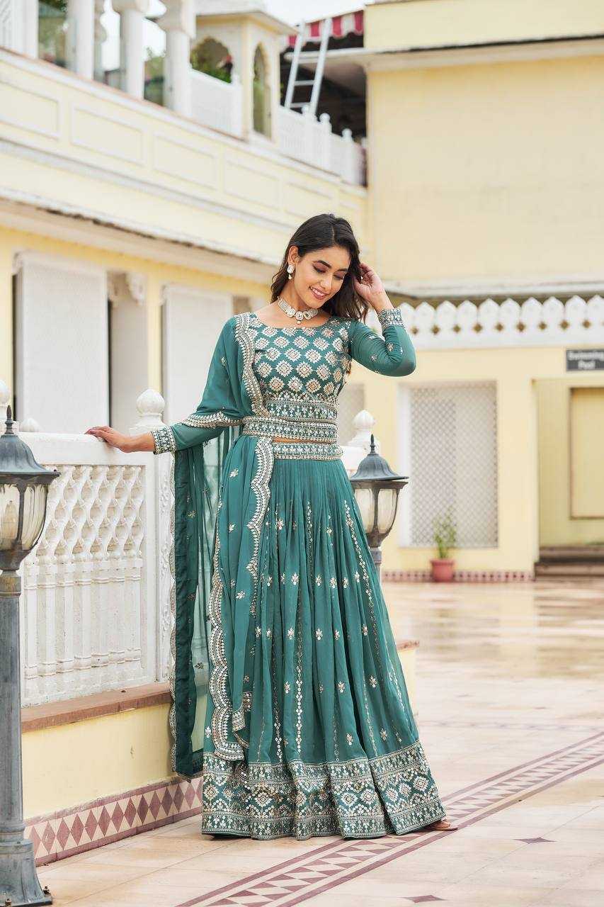 Faux Georgette Traditional Lehenga