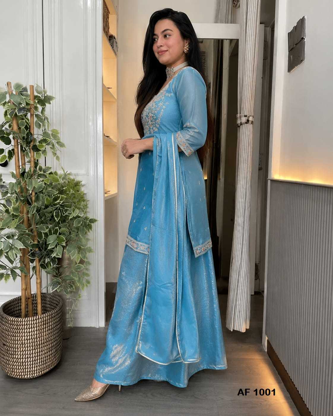 Heavy Silk Palazzo Suit