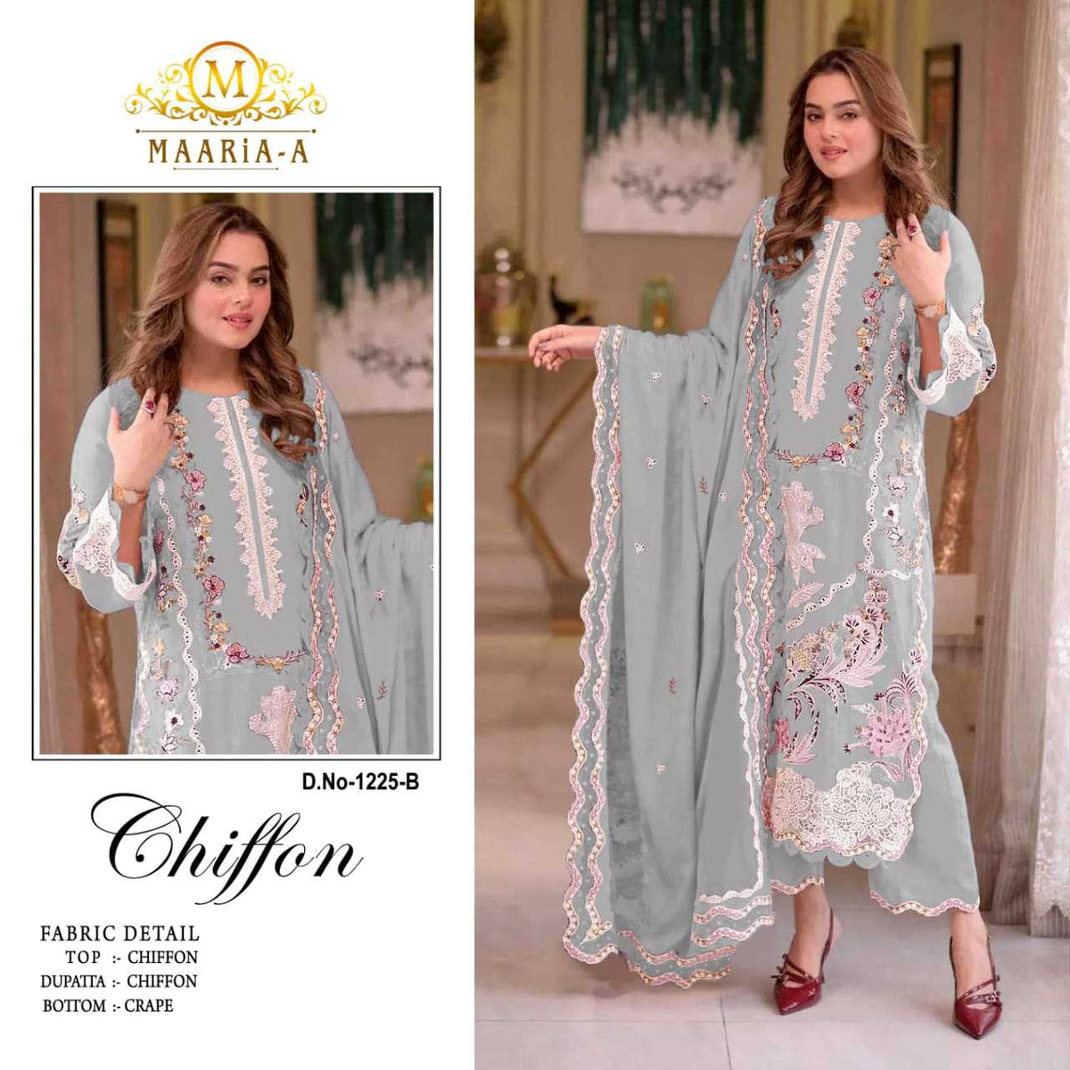 Chiffon Ladies Suit