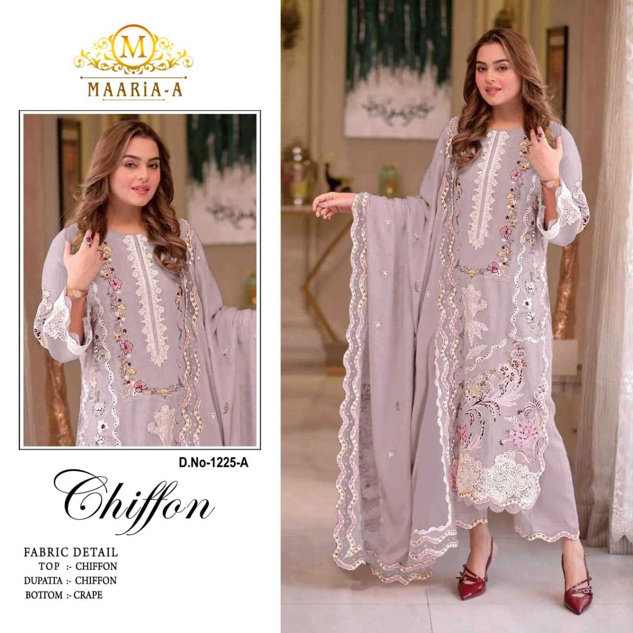 Chiffon Ladies Suit