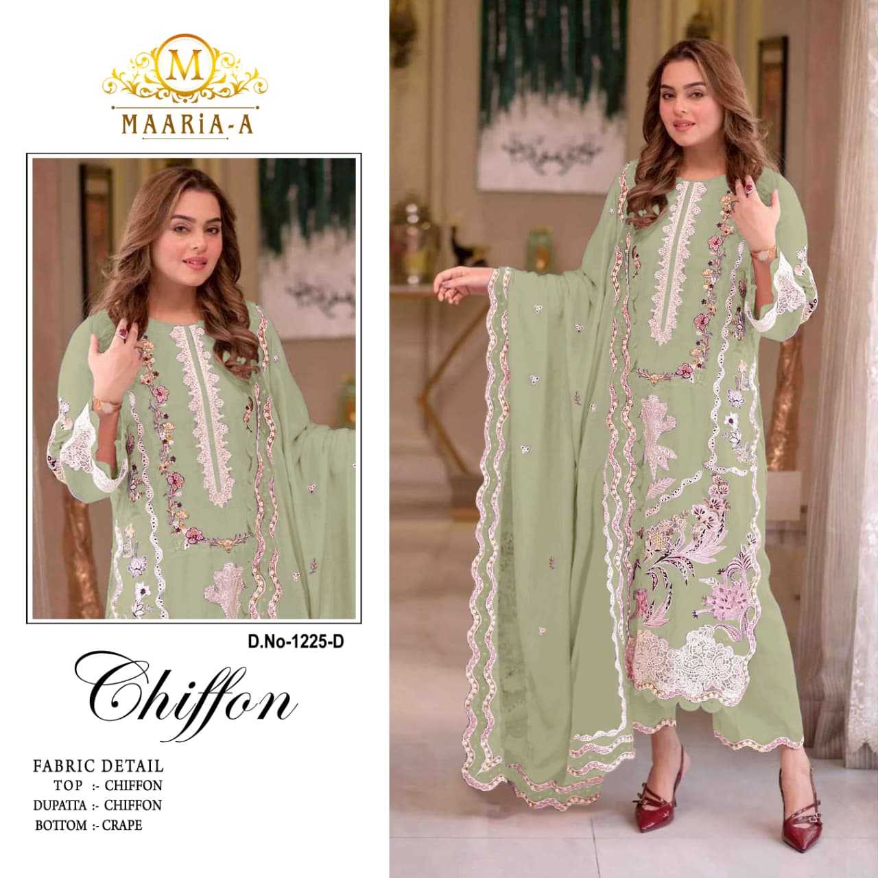 Chiffon Ladies Suit