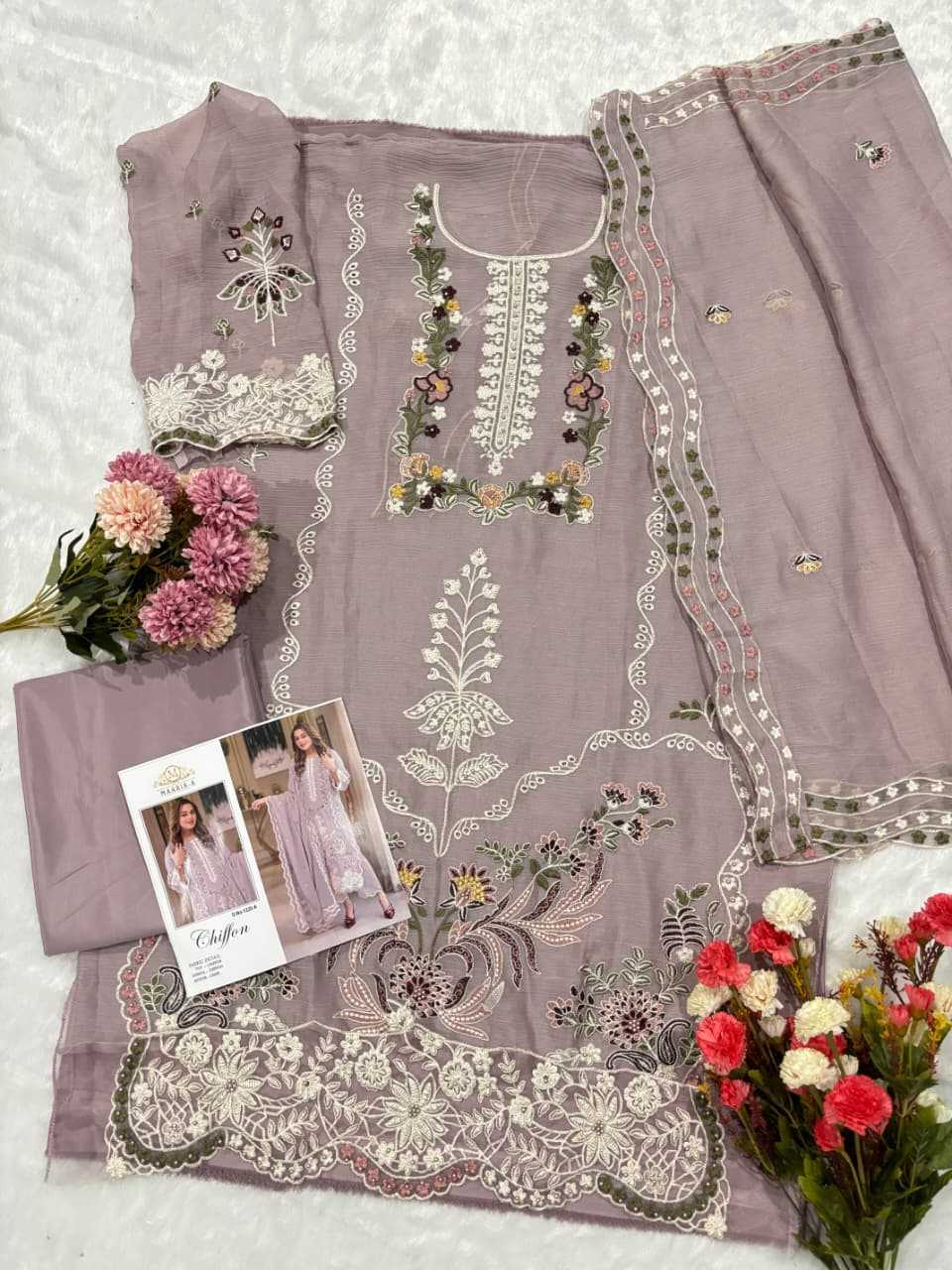 Chiffon Ladies Suit