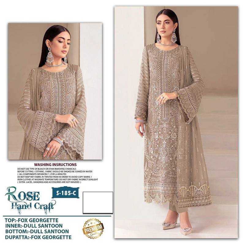 Faux Georgette Ladies Suit