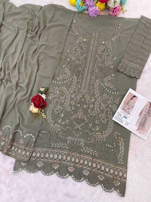 Faux Georgette Ladies Suit