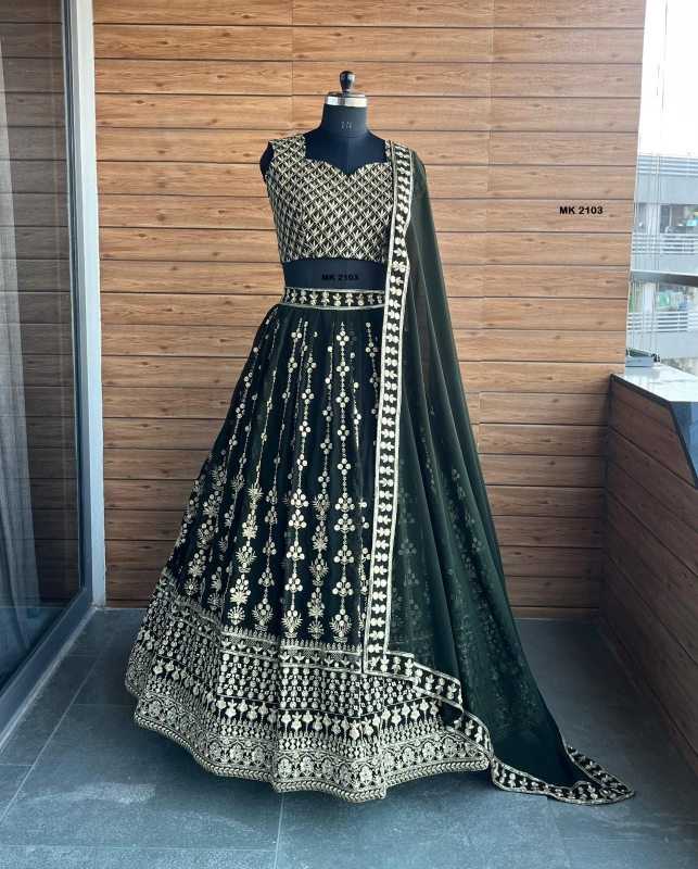 Faux Georgette Wedding Lehenga
